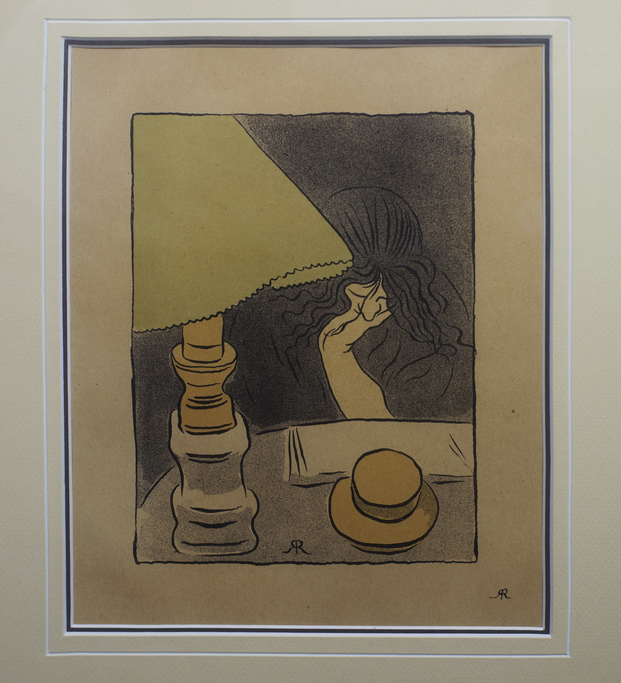 József Rippl-Rónai – Lecture sous la lampe