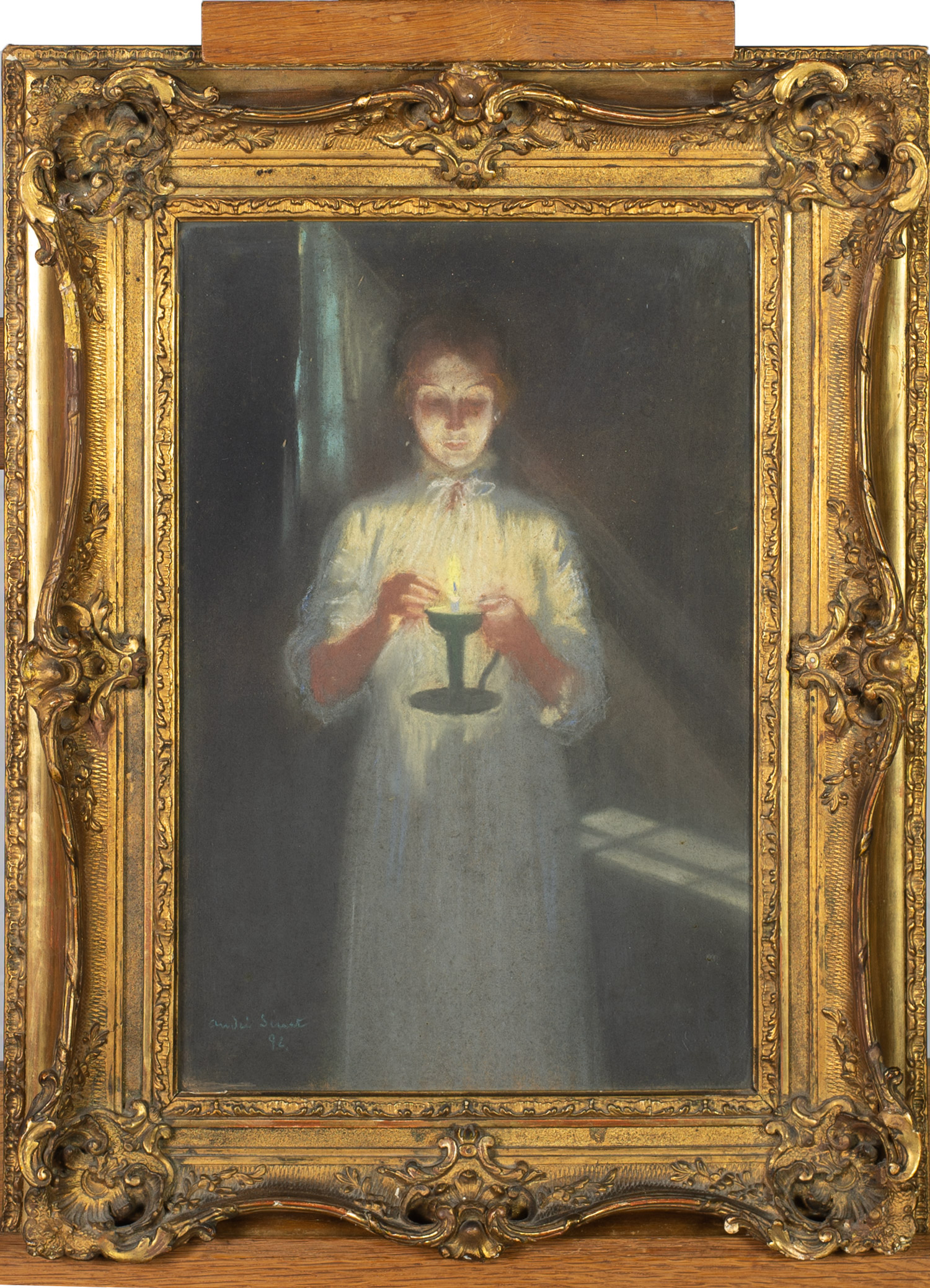 André Sinet  – Femme à la bougie