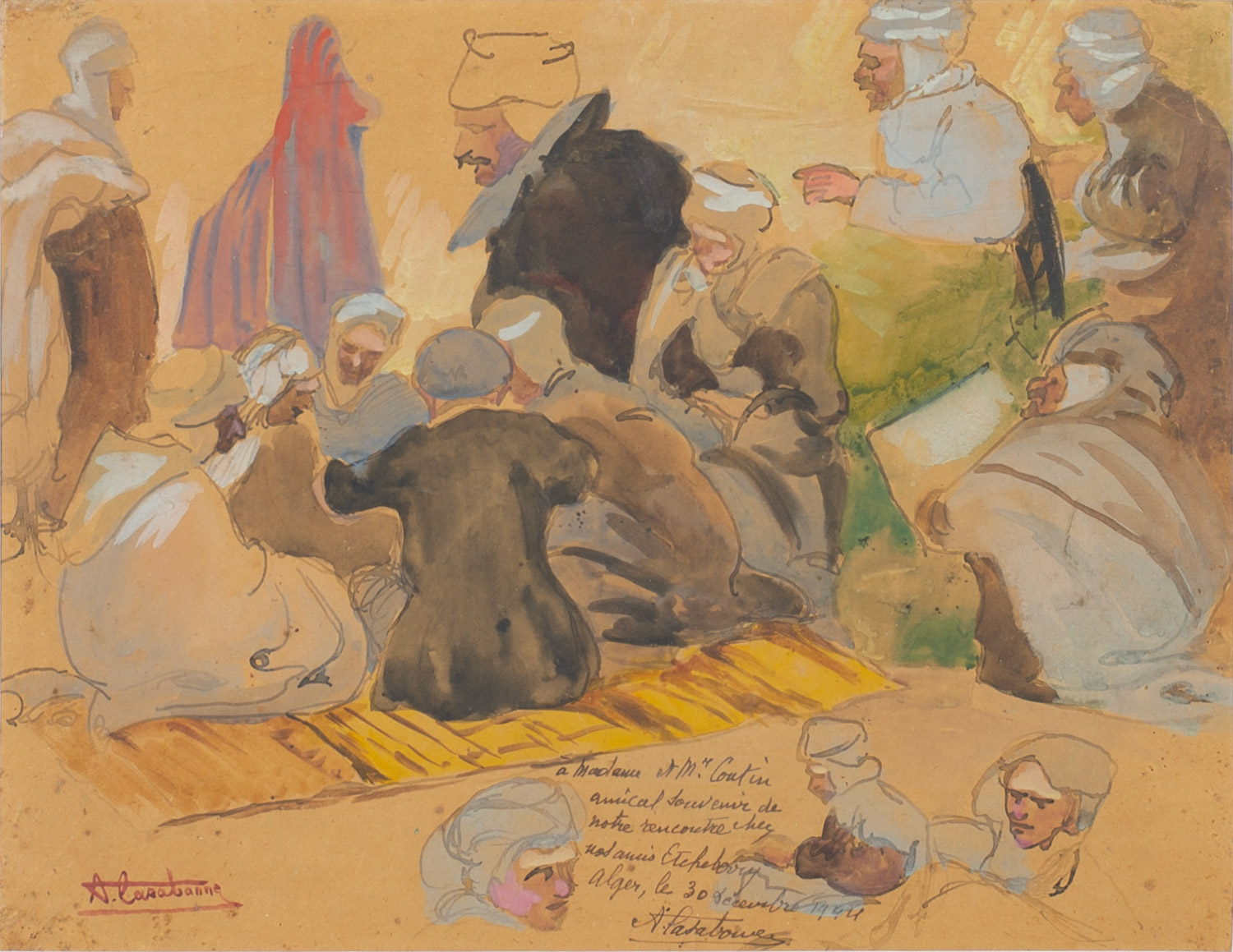 André Casabonne – Etude orientaliste » (1900-1950)